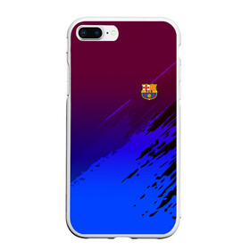 Чехол для iPhone 7Plus/8 Plus матовый с принтом FC Barcelona SPORT , Силикон | Область печати: задняя сторона чехла, без боковых панелей | football | soccer | разноцветный