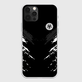 Чехол для iPhone 12 Pro Max с принтом LEICESTER CITY 2018 SPORT , Силикон |  | Тематика изображения на принте: football | soccer | черно белый