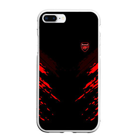 Чехол для iPhone 7Plus/8 Plus матовый с принтом ARSENAL 2018 SPORT , Силикон | Область печати: задняя сторона чехла, без боковых панелей | football | soccer | арсенал