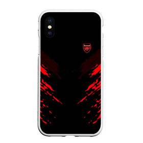 Чехол для iPhone XS Max матовый с принтом ARSENAL 2018 SPORT , Силикон | Область печати: задняя сторона чехла, без боковых панелей | Тематика изображения на принте: football | soccer | арсенал