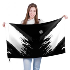 Флаг 3D с принтом BAYERN MUNCHEN 2018 SPORT , 100% полиэстер | плотность ткани — 95 г/м2, размер — 67 х 109 см. Принт наносится с одной стороны | football | soccer | байерн