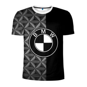 Мужская футболка 3D спортивная с принтом BMW motorsport , 100% полиэстер с улучшенными характеристиками | приталенный силуэт, круглая горловина, широкие плечи, сужается к линии бедра | auto | automobile | bmw | car | автомобиль | бмв