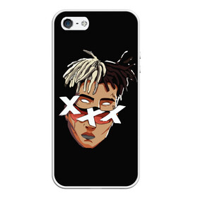 Чехол для iPhone 5/5S матовый с принтом XXXtentacion , Силикон | Область печати: задняя сторона чехла, без боковых панелей | anime | at  me | freex | look | revenge | tentacion | xxx | xxxtentacion | аниме | джасей | дуэйн | икс | нарисованный | онфрой | рисунок | тейте | тент | тентаньсьен | тентасьён | тентасьон | тентейшен | тентейшн | триисковый