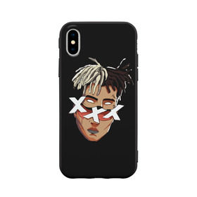 Чехол для Apple iPhone X силиконовый матовый с принтом XXXtentacion , Силикон | Печать на задней стороне чехла, без боковой панели | anime | at  me | freex | look | revenge | tentacion | xxx | xxxtentacion | аниме | джасей | дуэйн | икс | нарисованный | онфрой | рисунок | тейте | тент | тентаньсьен | тентасьён | тентасьон | тентейшен | тентейшн | триисковый