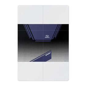 Магнитный плакат 2Х3 с принтом SUBARU SPORT , Полимерный материал с магнитным слоем | 6 деталей размером 9*9 см | Тематика изображения на принте: subaru | марка | машины | субару