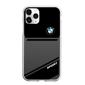 Чехол для iPhone 11 Pro матовый с принтом BMW SPORT , Силикон |  | Тематика изображения на принте: bmw | бмв | марка | машины