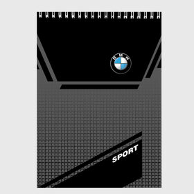 Скетчбук с принтом BMW SPORT , 100% бумага
 | 48 листов, плотность листов — 100 г/м2, плотность картонной обложки — 250 г/м2. Листы скреплены сверху удобной пружинной спиралью | bmw | бмв | марка | машины