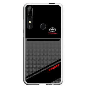 Чехол для Honor P Smart Z с принтом TOYOTA ТОЙОТА , Силикон | Область печати: задняя сторона чехла, без боковых панелей | toyota | марка | машины | тойота