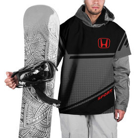 Накидка на куртку 3D с принтом HONDA SPORT , 100% полиэстер |  | Тематика изображения на принте: honda | марка | машины | хонда