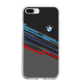 Чехол для iPhone 7Plus/8 Plus матовый с принтом BMW BRAND COLOR , Силикон | Область печати: задняя сторона чехла, без боковых панелей | bmw | бмв | марка | машины