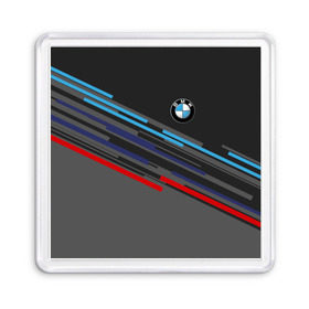 Магнит 55*55 с принтом BMW BRAND COLOR , Пластик | Размер: 65*65 мм; Размер печати: 55*55 мм | bmw | бмв | марка | машины