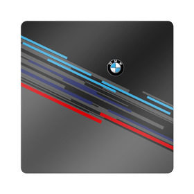 Магнит виниловый Квадрат с принтом BMW BRAND COLOR , полимерный материал с магнитным слоем | размер 9*9 см, закругленные углы | Тематика изображения на принте: bmw | бмв | марка | машины