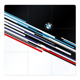 Магнитный плакат 3Х3 с принтом BMW BRAND COLOR , Полимерный материал с магнитным слоем | 9 деталей размером 9*9 см | Тематика изображения на принте: bmw | бмв | марка | машины
