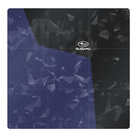 Магнитный плакат 3Х3 с принтом SUBARU SPORT , Полимерный материал с магнитным слоем | 9 деталей размером 9*9 см | Тематика изображения на принте: subaru | марка | машины | субару