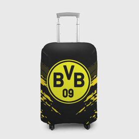 Чехол для чемодана 3D с принтом BORUSSIA SPORT , 86% полиэфир, 14% спандекс | двустороннее нанесение принта, прорези для ручек и колес | football | soccer | боруссия