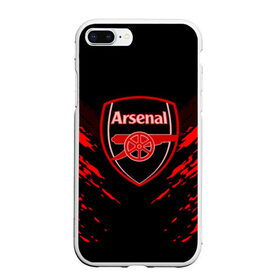 Чехол для iPhone 7Plus/8 Plus матовый с принтом ARSENAL SPORT , Силикон | Область печати: задняя сторона чехла, без боковых панелей | football | soccer | арсенал