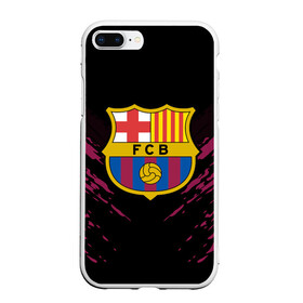 Чехол для iPhone 7Plus/8 Plus матовый с принтом BARCELONA SPORT , Силикон | Область печати: задняя сторона чехла, без боковых панелей | football | soccer | барселона