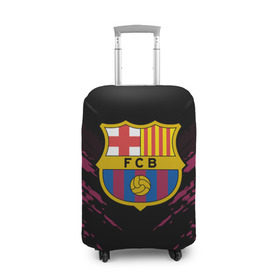 Чехол для чемодана 3D с принтом BARCELONA SPORT , 86% полиэфир, 14% спандекс | двустороннее нанесение принта, прорези для ручек и колес | football | soccer | барселона