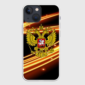 Чехол для iPhone 13 mini с принтом Russia collection ,  |  | abstraction | grunge | russia | sport | абстракция | герб | краска | русский | символика рф | спорт | спортивный | триколор | униформа | форма | я русский