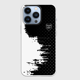Чехол для iPhone 13 Pro с принтом Arsenal uniform black 2018 ,  |  | football | soccer | арсенал