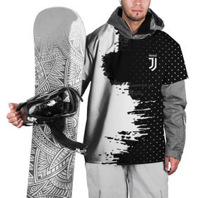 Накидка на куртку 3D с принтом Juventus uniform black 2018 , 100% полиэстер |  | Тематика изображения на принте: football | soccer | ювентус