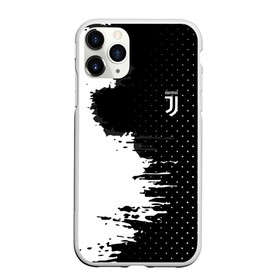 Чехол для iPhone 11 Pro матовый с принтом Juventus uniform black 2018 , Силикон |  | Тематика изображения на принте: football | soccer | ювентус