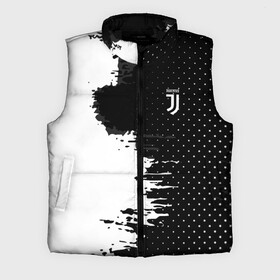 Мужской жилет утепленный 3D с принтом Juventus uniform black 2018 ,  |  | Тематика изображения на принте: football | soccer | ювентус