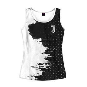 Женская майка 3D с принтом Juventus uniform black 2018 , 100% полиэстер | круглая горловина, прямой силуэт, длина до линии бедра | football | soccer | ювентус