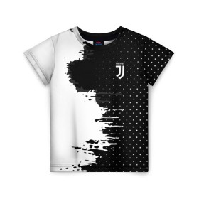 Детская футболка 3D с принтом Juventus uniform black 2018 , 100% гипоаллергенный полиэфир | прямой крой, круглый вырез горловины, длина до линии бедер, чуть спущенное плечо, ткань немного тянется | Тематика изображения на принте: football | soccer | ювентус