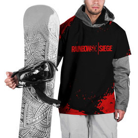 Накидка на куртку 3D с принтом RAINBOW SIX SIEGE OUTBREAK , 100% полиэстер |  | Тематика изображения на принте: 