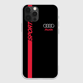 Чехол для iPhone 12 Pro Max с принтом AUDI SPORT , Силикон |  | Тематика изображения на принте: audi | auto | sport | авто | автомобиль | автомобильные | ауди | бренд | марка | машины | спорт