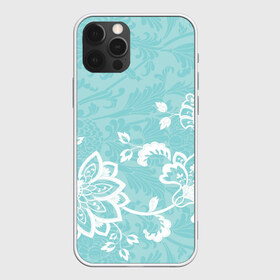 Чехол для iPhone 12 Pro Max с принтом Кружевные цветы , Силикон |  | flowers | pattern | арт | винтаж | кружева | орнамент | текстура | узор | цветы