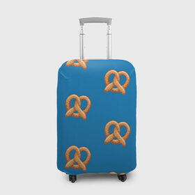 Чехол для чемодана 3D с принтом Crazy Ex Крендельки , 86% полиэфир, 14% спандекс | двустороннее нанесение принта, прорези для ручек и колес | еда | крендельки | чокнутая бывшая