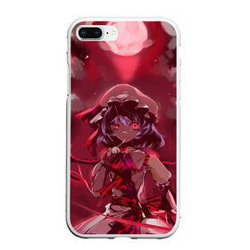 Чехол для iPhone 7Plus/8 Plus матовый с принтом Red Touhou , Силикон | Область печати: задняя сторона чехла, без боковых панелей | Тематика изображения на принте: anime | touhou | аниме | сон в летний день | сон летним днём