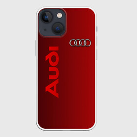 Чехол для iPhone 13 mini с принтом Audi ,  |  | audi | автомобиль | ауди | кольца | лого