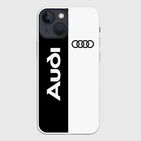 Чехол для iPhone 13 mini с принтом Audi ,  |  | ауди | кольца | лого