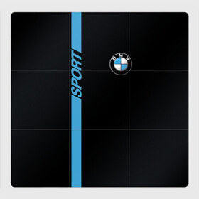 Магнитный плакат 3Х3 с принтом BMW SPORT , Полимерный материал с магнитным слоем | 9 деталей размером 9*9 см | 
