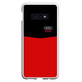 Чехол для Samsung S10E с принтом AUDI SPORT , Силикон | Область печати: задняя сторона чехла, без боковых панелей | audi | ауди | марка | машины