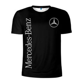 Мужская футболка 3D спортивная с принтом Mercedes-Benz , 100% полиэстер с улучшенными характеристиками | приталенный силуэт, круглая горловина, широкие плечи, сужается к линии бедра | benz | mercedes | mercedes benz | бенц | мерс | мерседес