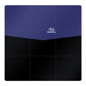 Магнитный плакат 3Х3 с принтом SUBARU SPORT , Полимерный материал с магнитным слоем | 9 деталей размером 9*9 см | Тематика изображения на принте: subaru | марка | машины | субару