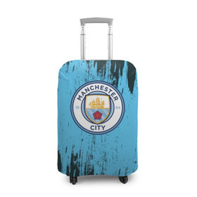 Чехол для чемодана 3D с принтом Манчестер Сити , 86% полиэфир, 14% спандекс | двустороннее нанесение принта, прорези для ручек и колес | club | football | futbol | sport | клуб | манчестер | сити | спорт | футбол