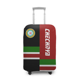 Чехол для чемодана 3D с принтом CHECHNYA (Чечня) , 86% полиэфир, 14% спандекс | двустороннее нанесение принта, прорези для ручек и колес | chechnya | грозный | кавказ | кавказец | кадыров | республика | северный | флаг | чех | чечен | чеченец | чеченка | чеченская | чечня