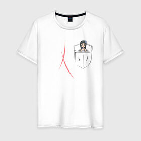Мужская футболка хлопок с принтом Карман Кирито , 100% хлопок | прямой крой, круглый вырез горловины, длина до линии бедер, слегка спущенное плечо. | anime | kirito | sao | sword art online | vr | аниме | кирито | мастера меча онлайн | ммо