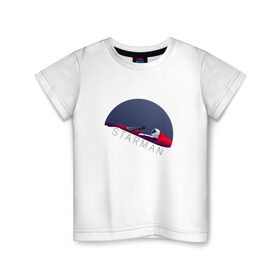 Детская футболка хлопок с принтом starman , 100% хлопок | круглый вырез горловины, полуприлегающий силуэт, длина до линии бедер | spacex | tesla | илон маск | маск | спейс икс | тесла