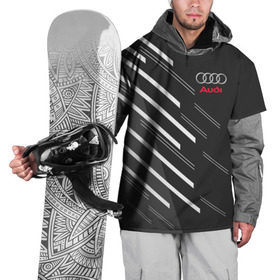 Накидка на куртку 3D с принтом AUDI SPORT , 100% полиэстер |  | Тематика изображения на принте: auto | авто | ауди | машины