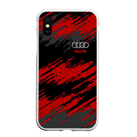 Чехол для iPhone XS Max матовый с принтом AUDI SPORT , Силикон | Область печати: задняя сторона чехла, без боковых панелей | auto | авто | ауди