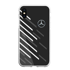 Чехол для iPhone XS Max матовый с принтом MERCEDES BENZ SPORT , Силикон | Область печати: задняя сторона чехла, без боковых панелей | amg | auto | mercedes | sport | авто | автомобиль | автомобильные | амг | бренд | марка | машины | мерседес | спорт