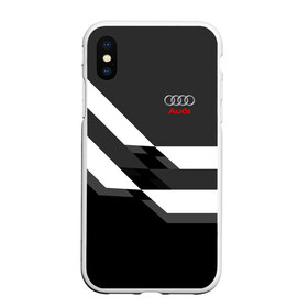 Чехол для iPhone XS Max матовый с принтом AUDI SPORT , Силикон | Область печати: задняя сторона чехла, без боковых панелей | auto | авто | ауди | машины