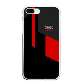 Чехол для iPhone 7Plus/8 Plus матовый с принтом AUDI SPORT , Силикон | Область печати: задняя сторона чехла, без боковых панелей | auto | авто | ауди | машины