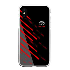 Чехол для iPhone XS Max матовый с принтом TOYOTA SPORT , Силикон | Область печати: задняя сторона чехла, без боковых панелей | auto | toyota | авто | автомобиль | автомобильные | бренд | марка | машины | тойота